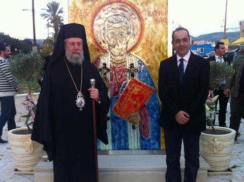 Τα μνημεία ναι μεν είναι δικά μας αλλά ανήκουν σε όλον τον πολιτισμένο κόσμο , λέει ο Αρχιεπίσκοπος Κύπρου στην επίσκεψη του Μουφτή