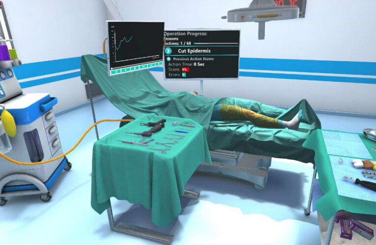 Χρήση εξομοιωτή για εκπαίδευση σε εικονικά χειρουργεία